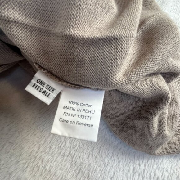 Planet by Lauren G Womens Oversized Button-Front Vest Tan One Size Lightweight - Picture 4 of 9